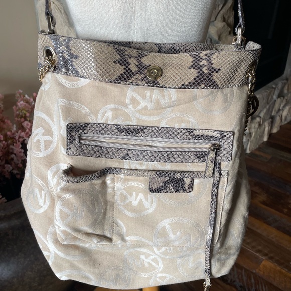 MK snakeskin bag with matching wallet (sold as a pair) lightly used. - Picture 6 of 7
